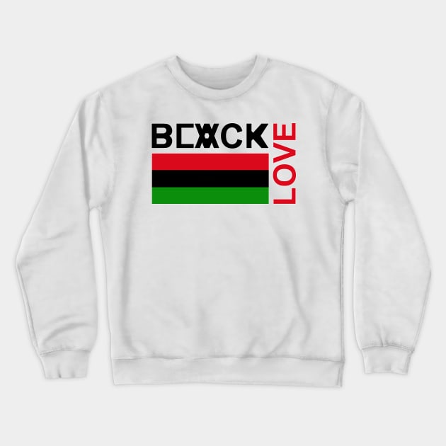 ALKEBULAN - BLACK on BLACK LOVE v2 Crewneck Sweatshirt by DodgertonSkillhause